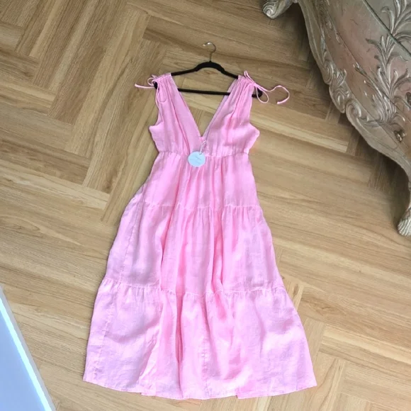 Petal & Pup Dresses | Petal & Pup Light Pink Tiered Maxi Linen Dress Size 8 | Color: Pink | Size: 8 | Tammy0900's Closet Petal & Pup Dresses | Petal & Pup Light Pink Tiered Maxi Linen Dress Size 8 | Color: Pink | Size: 8 | Tammy0900's Closet
